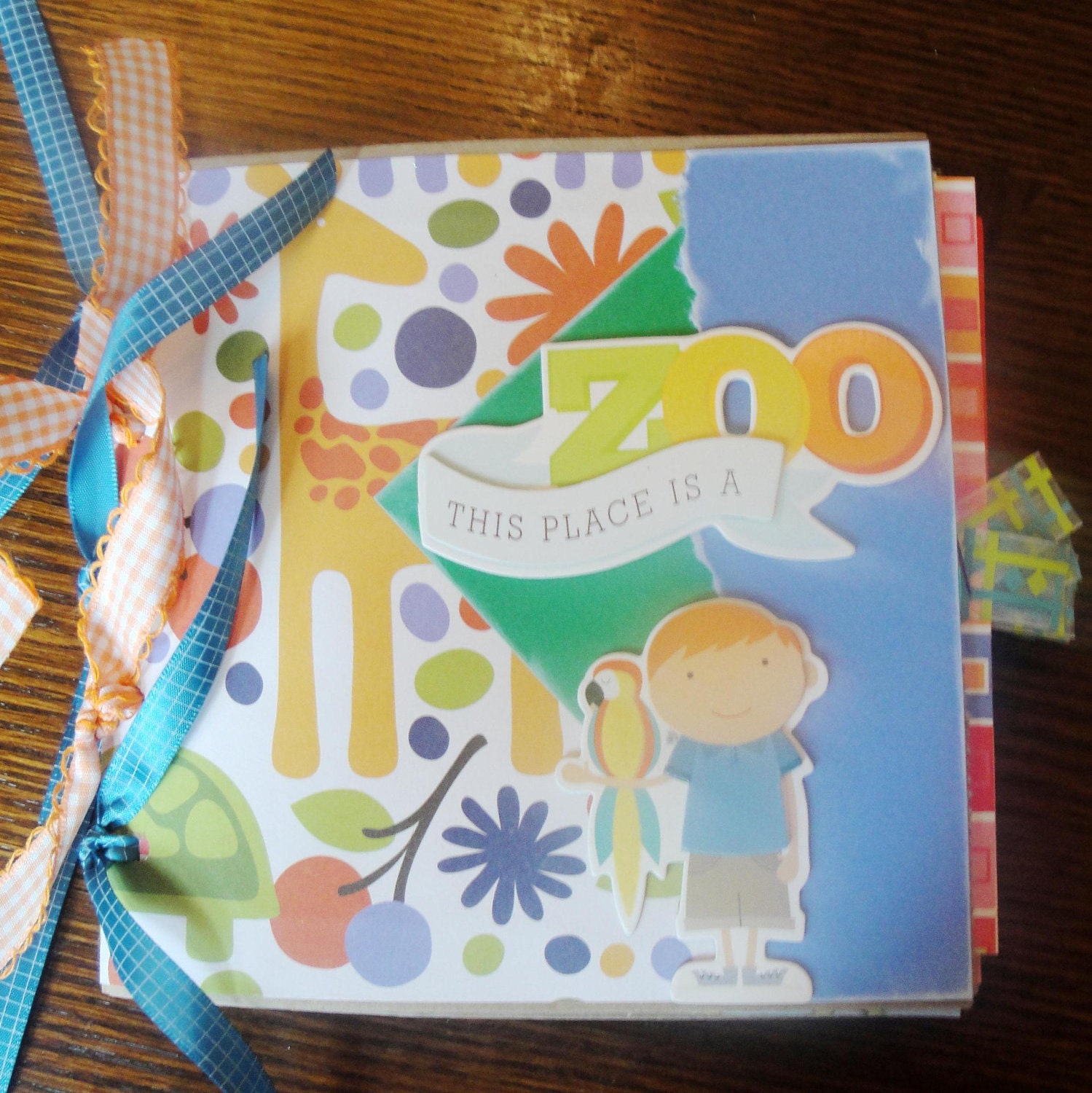 Trip to the Zoo Mini Paper Bag Album