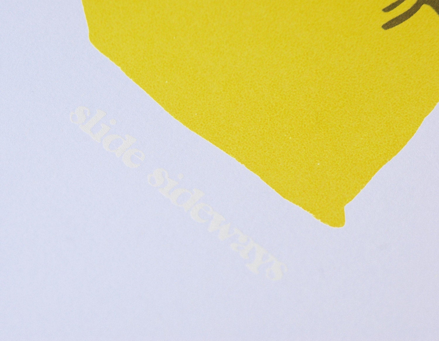 Let The Sun Shine In - screenprinted poster