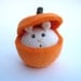 Pumpkin Toy, Felt Wool Mouse Waldorf Doll Felted All Natural Eco Friendly Boy Girl Children Kids Waldorf - Easter Gift