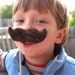 Wool Moustache, handmade mustache woolly hairy fun Halloween Costume funny boy man beard pretend play dress up Waldorf