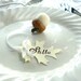Champagne Felted Acorn and Oak Leaf Place Cards.