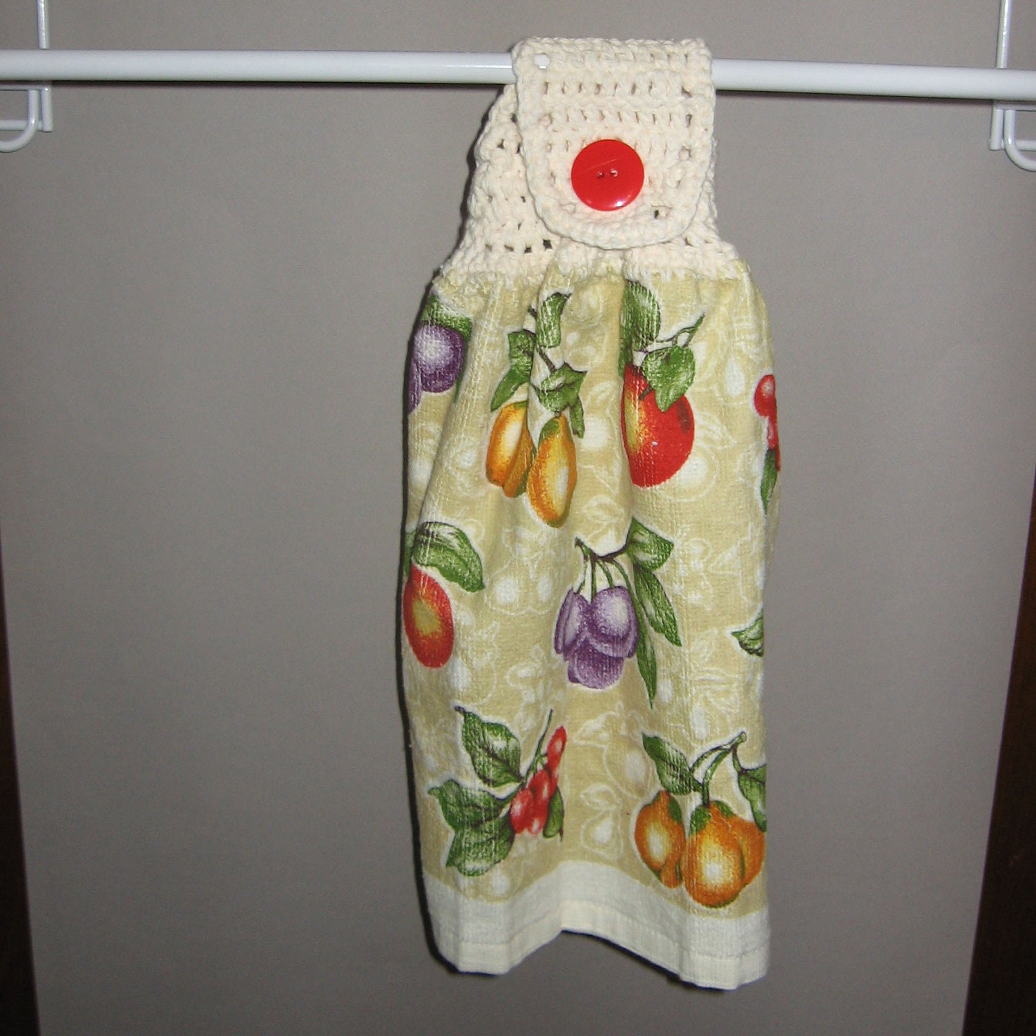Colorful Fruit Crocheted TopTowel-KOE26