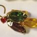 ON SALE SALE Gorgeous Vintage 50s/60s Juliana leaf rhinestone set D&E demi parue