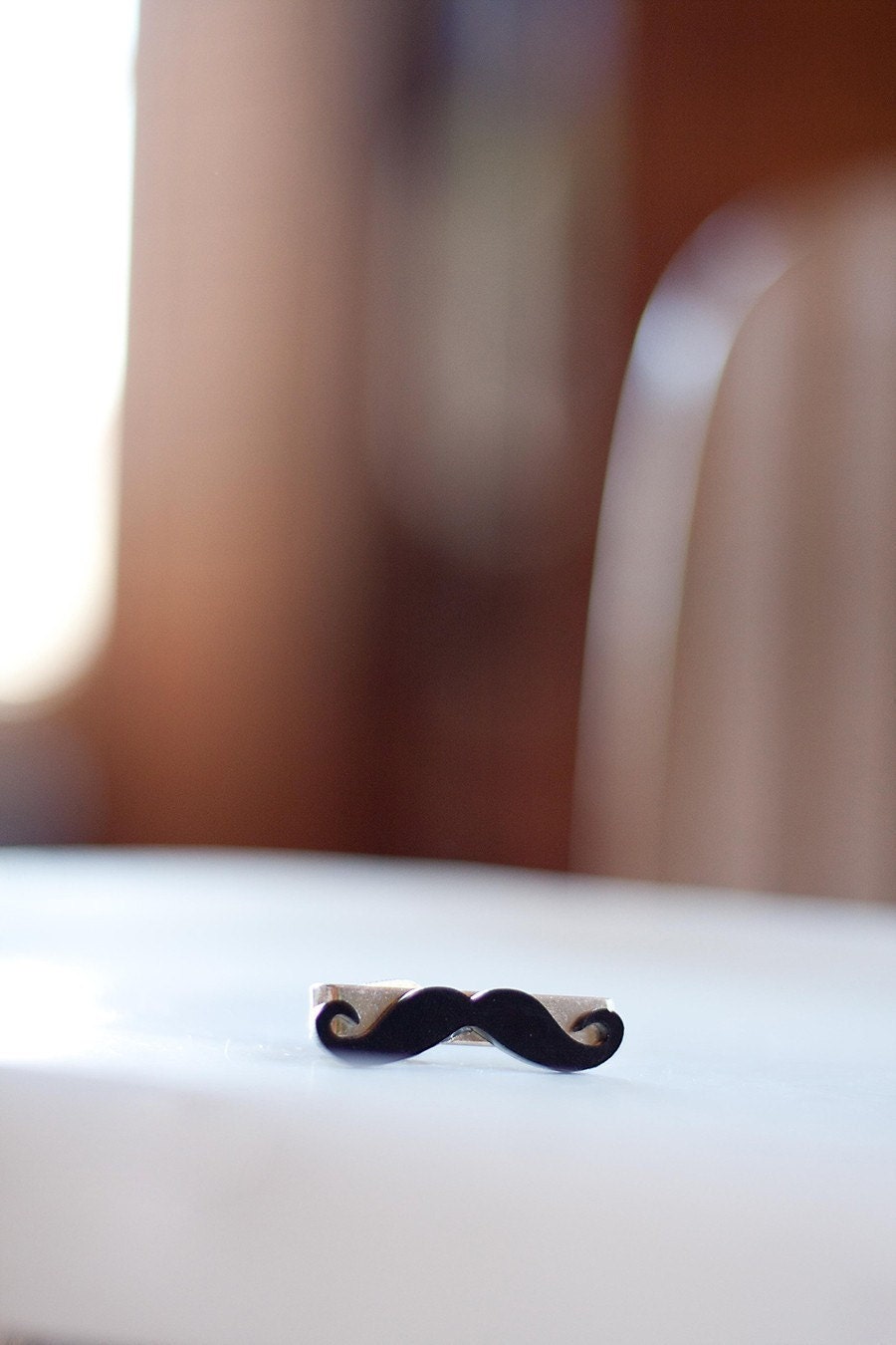 Mustache Tie Bar for Boy or Man