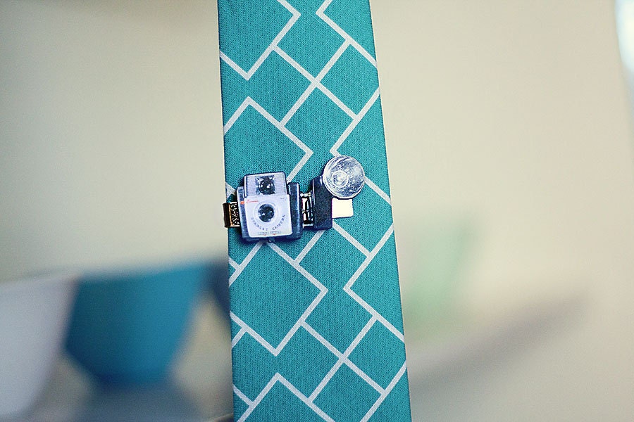 Vintage Camera Tie Clip for Child or Adult