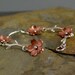 Cherry Blossom Branch Bracelet - Metalsmithing, MADE TO ORDER, Plum Blossom