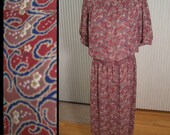 Vintage 80s prim and proper dress