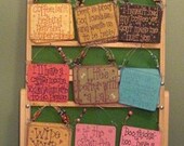 Craft show display ladder for signs