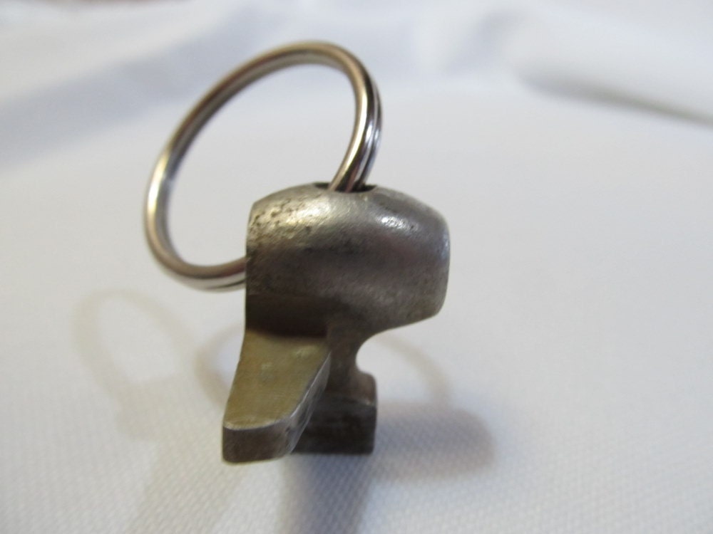 Key Chain:  Steampunk 1950s Deluxe Sewing Machine part
