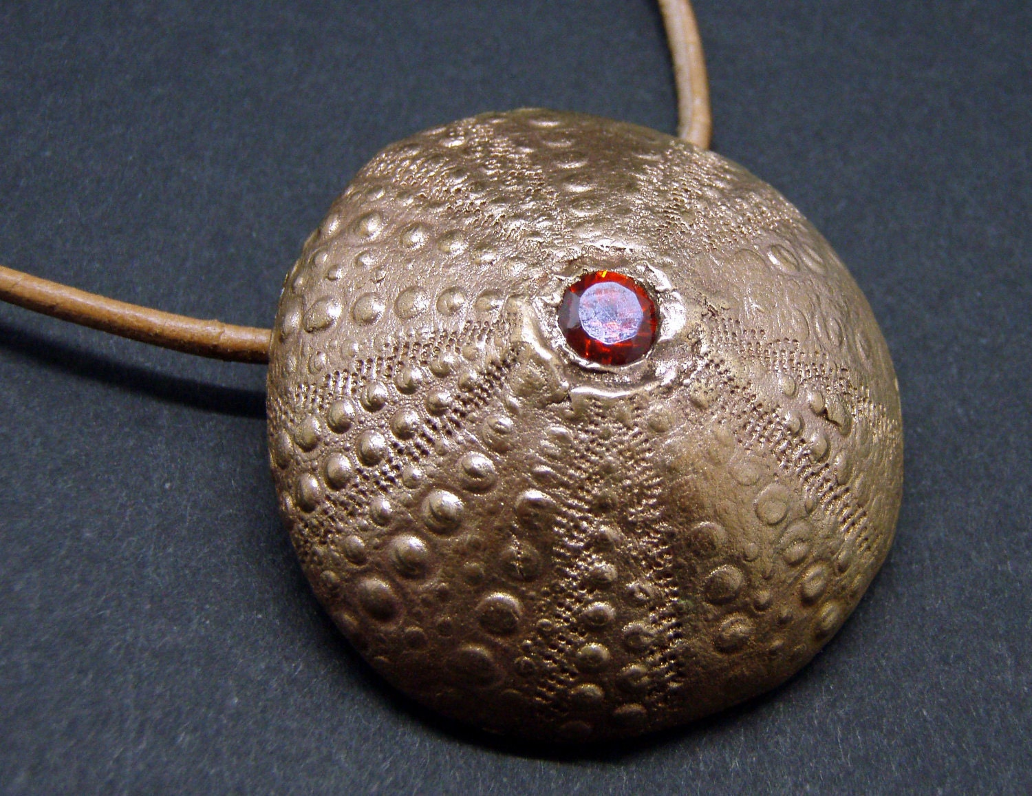 Bronze Sea Urchin Necklace - WillowandMe