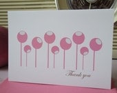 Modern Thank You cards - set of 6