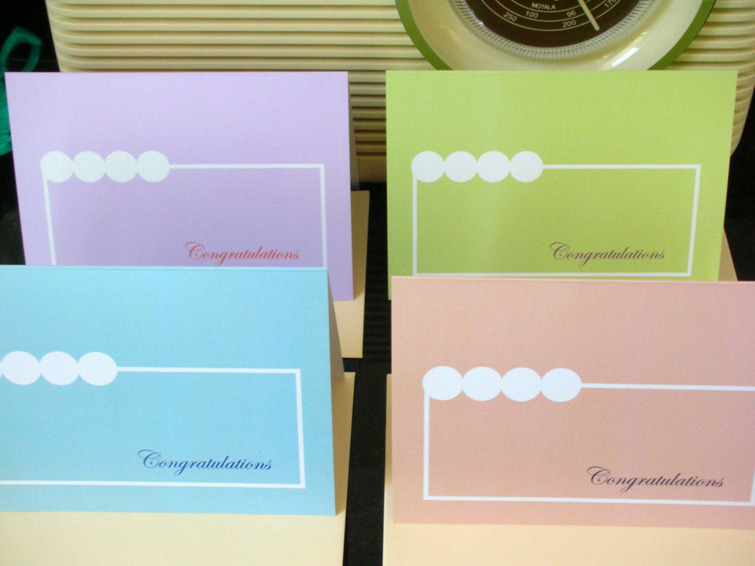 Congratulations cards - Set of 8