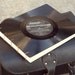 Personalized Recycled LP Vinyl Record Coptic Wedding Guestbook