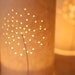 Set of three Seed Head Candle Lights