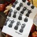 Moka Express cotton tea towel - Black (as seen on Nigella Lawson's Nigellissima)