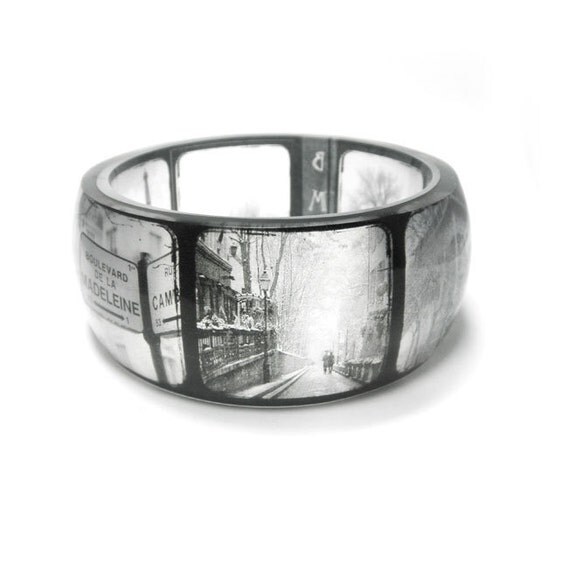Meet Me In Paris, XL SUPER CHUNKY bangle, bracelet, by BuyMyCrap