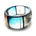 Spring Resin Bangle. Instagram Bangle Bracelet. Flower Bracelet. Bangle Cuff. XL Super chunky style.