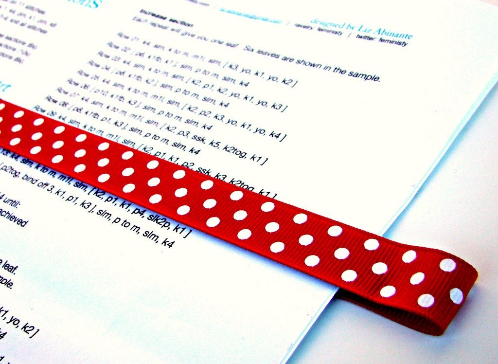 Pattern Place Keeper - Magnet Bookmark - Knitting Crochet - 3 Pink Pirate