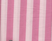 1/2 Yard : Faux Herringbone Print  Wide Stripe Baby Pink Designer Quilt Cotton Fabric