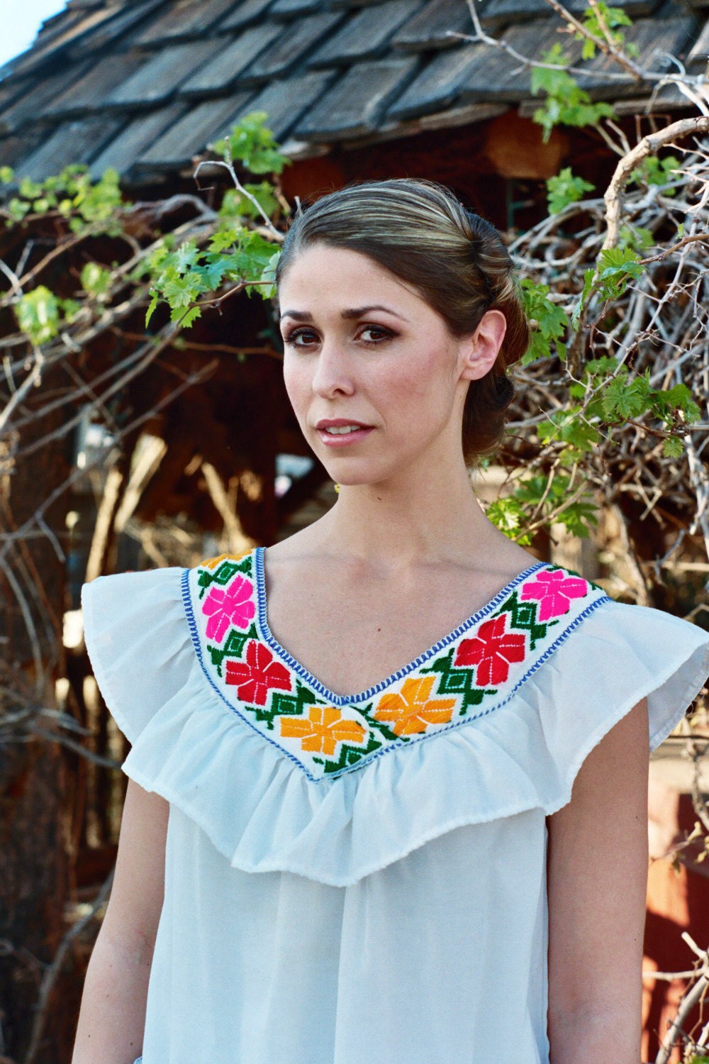 Boho Chic Embroidered Dress