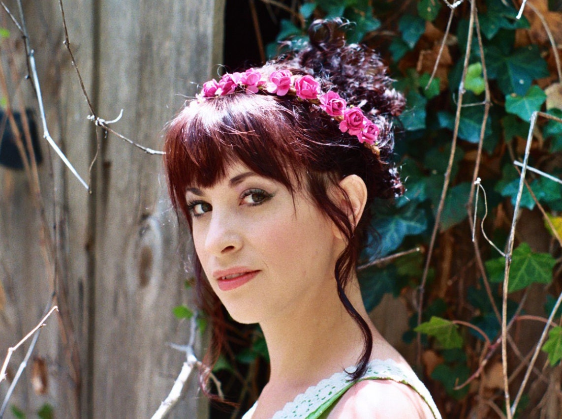 Delicate Lilac Flower Crown - Bridal - Halo - Headpiece