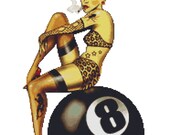 Modern Cross Stitch Pattern by PDF By Marcus Jones '8 Ball'