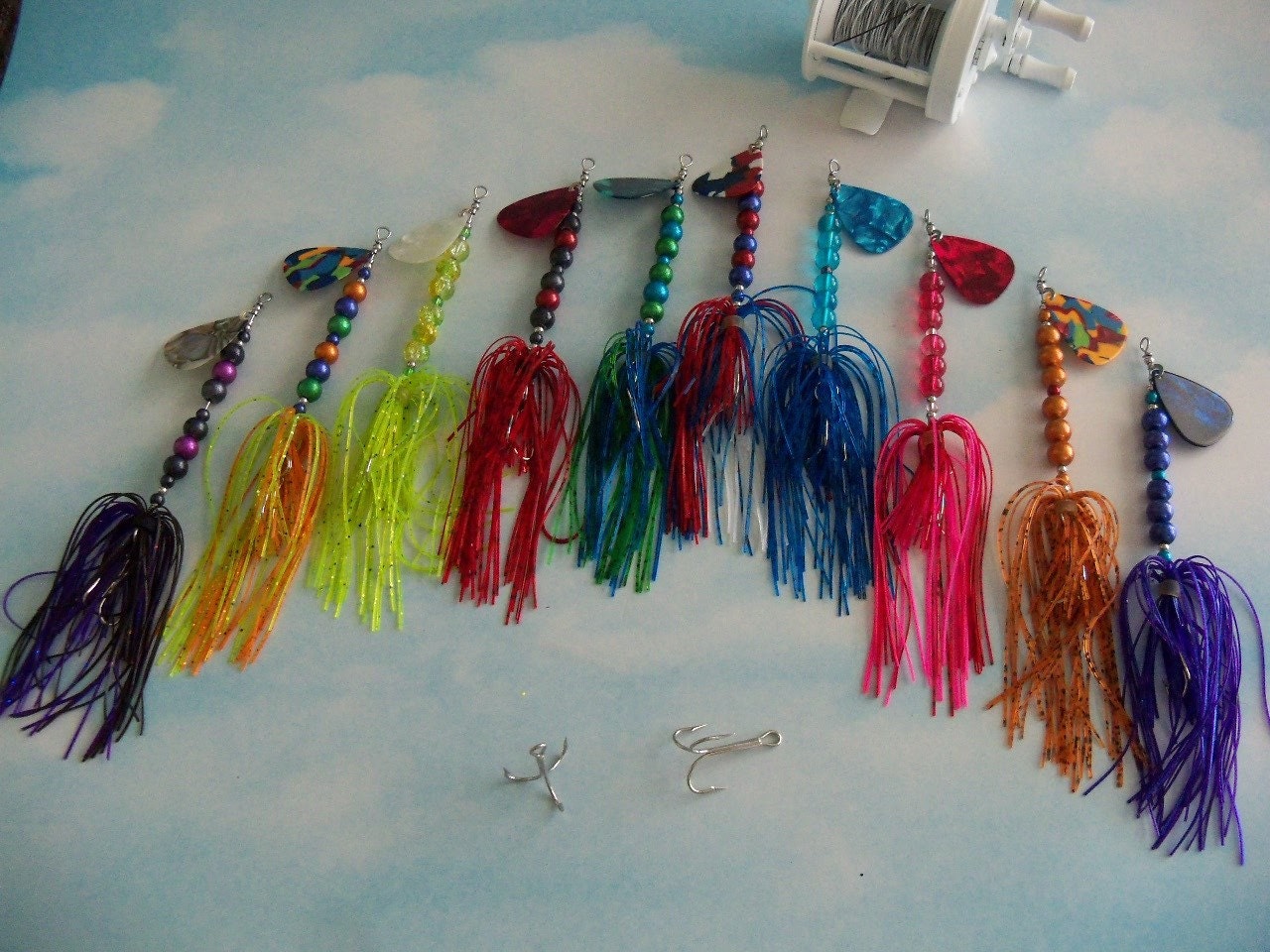 Fathers Day Mens Gift Guitar Pick Fishing Lures 3pk