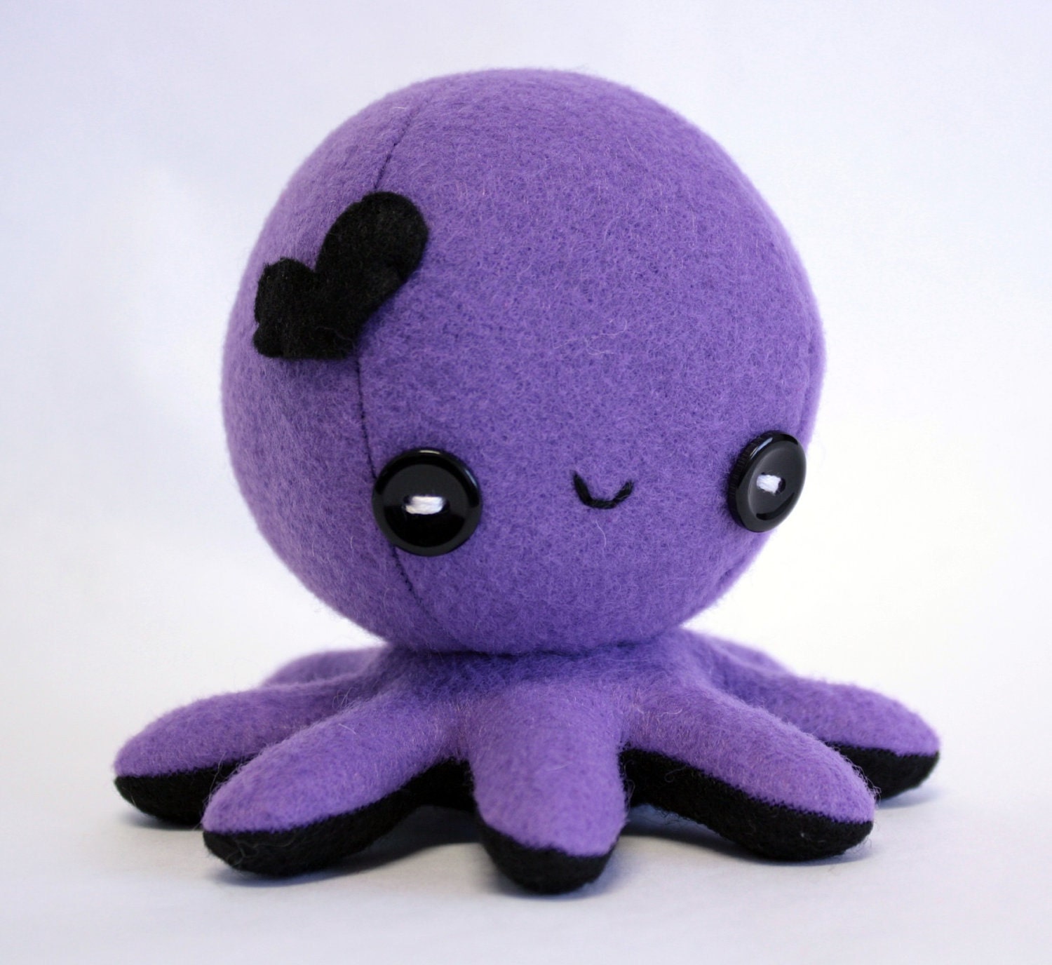 Purple Love octopus plushie - 4"