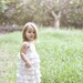 Beautiful Organic Ivory Ruffle Dress..NB, 3m, 6m, 9m, 12m, 18m, 2T, 3T, 4T..dressbabybeautiful