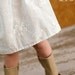 White Cotton Peasant Dress..sizes 5-8..dressbabybeautiful