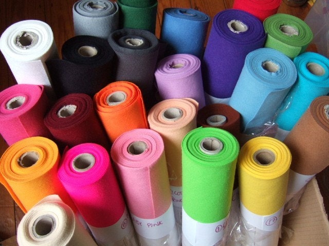FELT 1m / yard of each 28 colours with FREE UK shipping