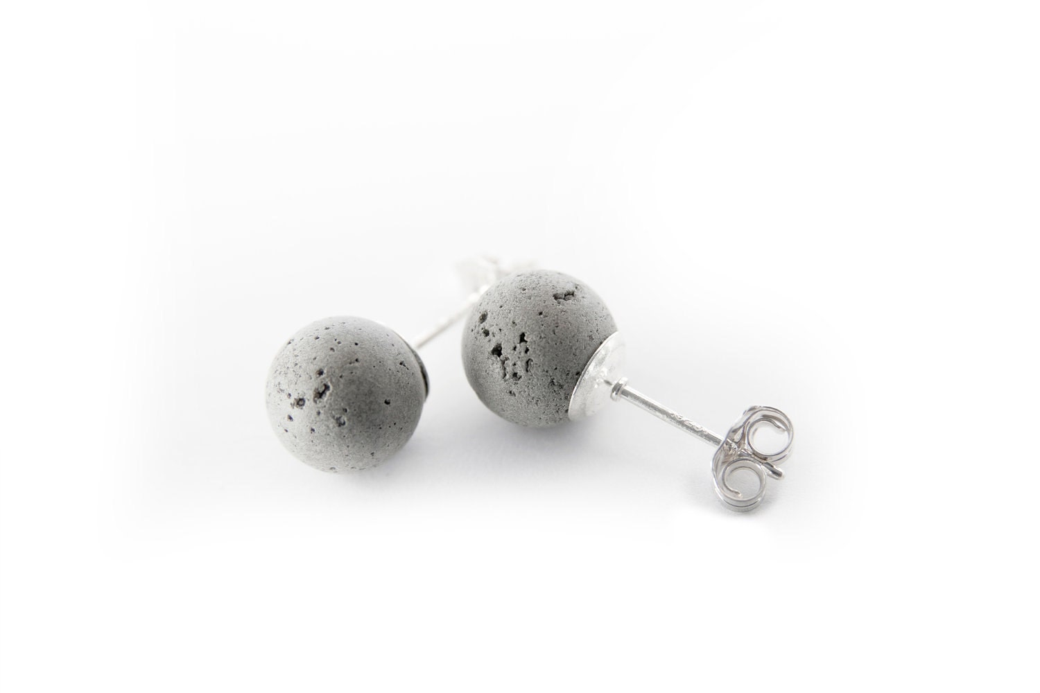 Cement Pearls 5mm Earrings
