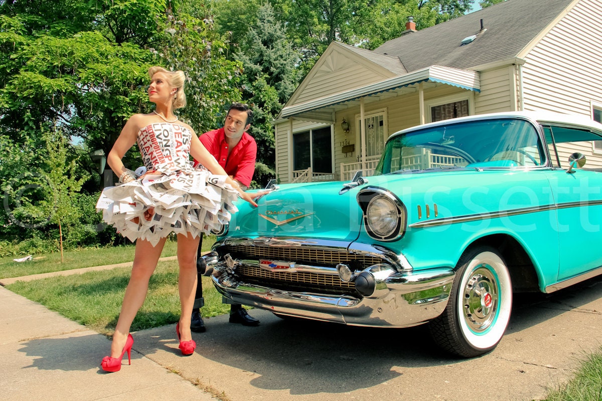 1950's Housewife Goes Mad Series Fine Art Photograph on Metallic Paper No 9