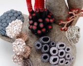 RESERVED - Coral inspired soft sculpture