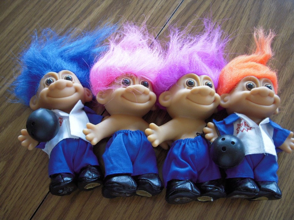 Bowling Troll Doll Choice of 1