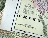 1901 Antique Map of China