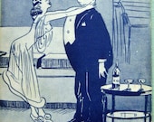 1940s Vintage Funny Gold Digger Postcard