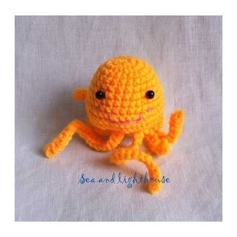 Instant Download Amigurumi Crochet PDF Pattern  - Little friends from ocean.