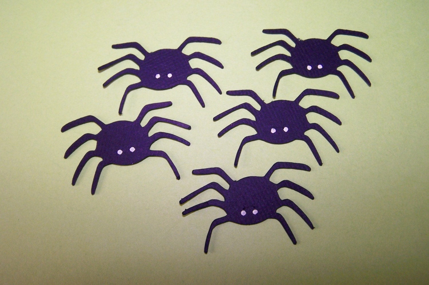 Die Cut Spiders Tags Card Toppers 10pcs