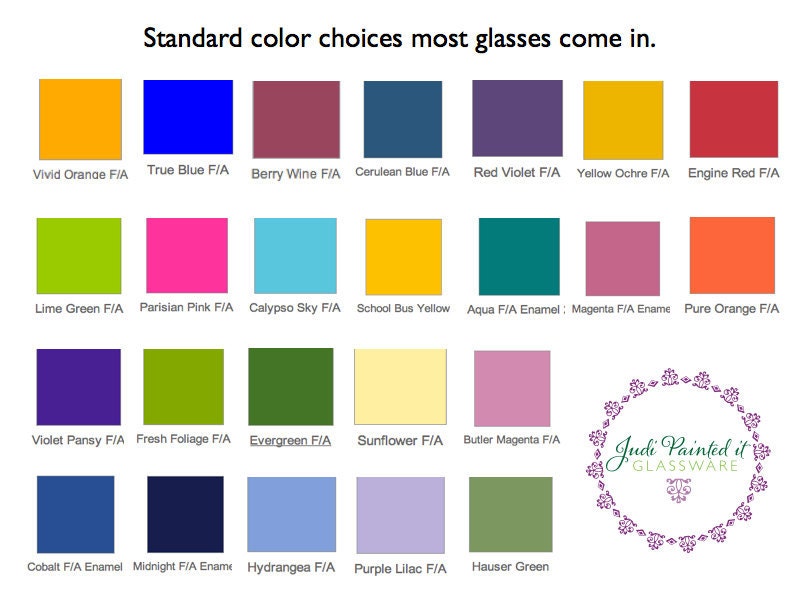 Daisy hand painted wine glasses in a SET OF 6 - You choose the colors - FREE Personalization and dishwasher safe