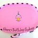 Ceramic Signature Plate for 1st BIRTHDAY CUPCAKE