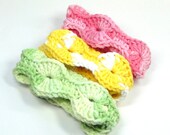 Boho Crochet Headbands inVariegated Pastels