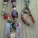 Bohemian Necklace, Art Necklace, Gypsy Necklace