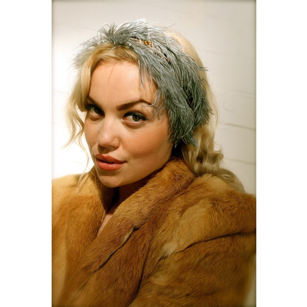 SALE- LIAISON by KAT Swank. The Original 5 in 1 Swanky (headband, choker, upper arm, wrist, ankle cuff). Gray Blue Beaded.