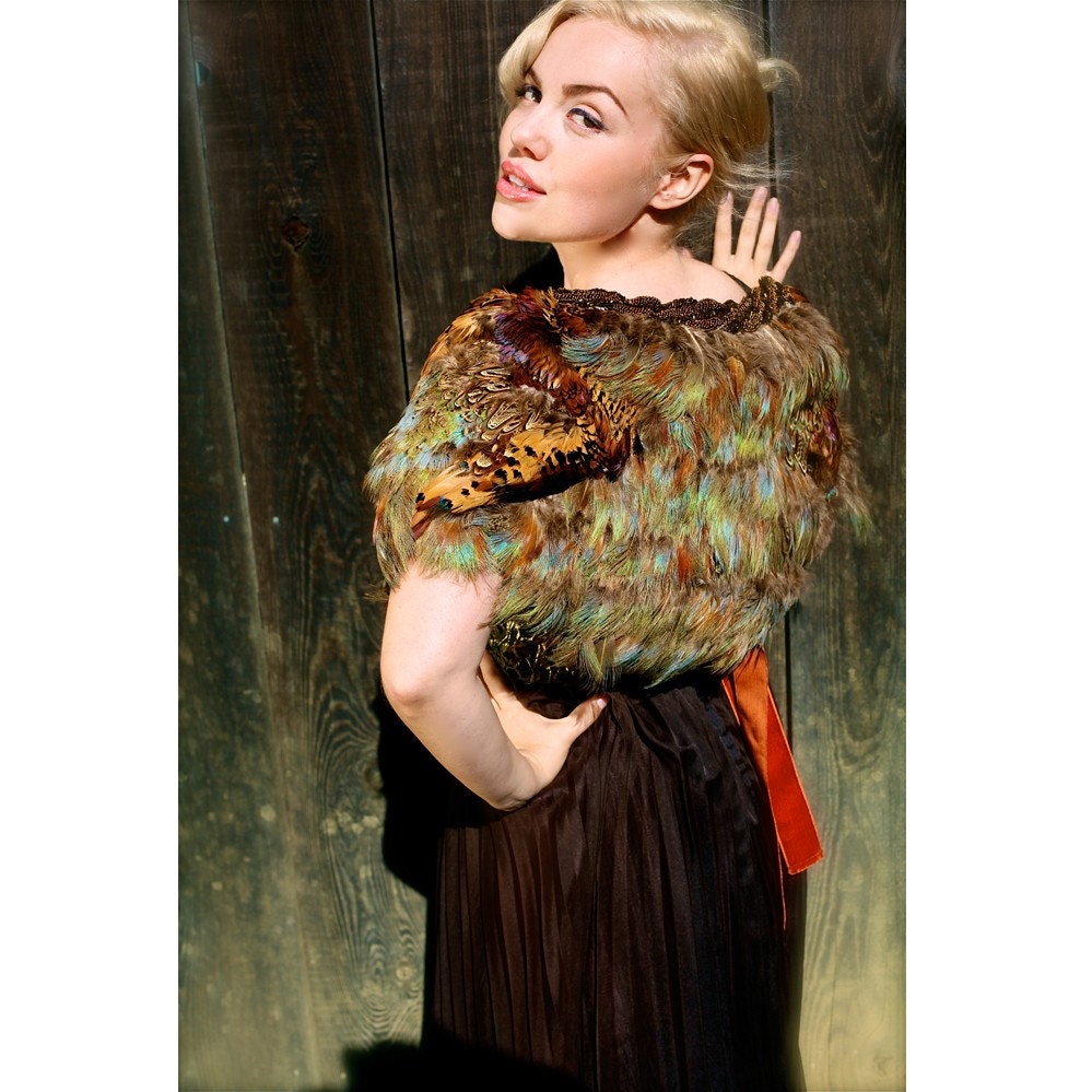RESERVED FOR MALLORY- Sale- Save 50 Dollars- ooak- Kat Swank Capelet