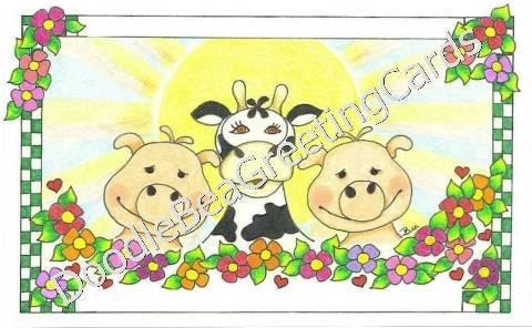 Friendship, Thinking of You Greeting Card (J109) Bright New Day
