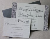 Wedding Invitations, Bergita Invitation Suite made of eco-friendly materials, 50 sets