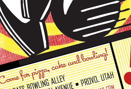 Bowling Party Invitation