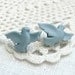 Blue Bird Post Earrings.  Perfect for weddings and bridesmaids.  Simple and Sweet.
