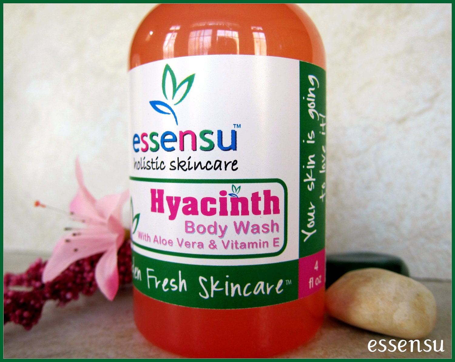 Hyacinth Luxury Botanical Aloe Vera Body Wash - 4 oz Vegan No Sulfates
